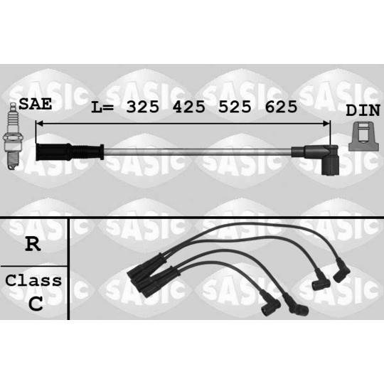 9286017 - Ignition Cable Kit 
