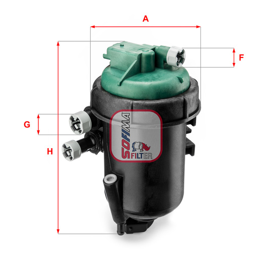 S 5173 GC - Kütusefilter 