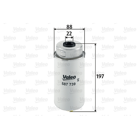 587739 - Fuel filter 