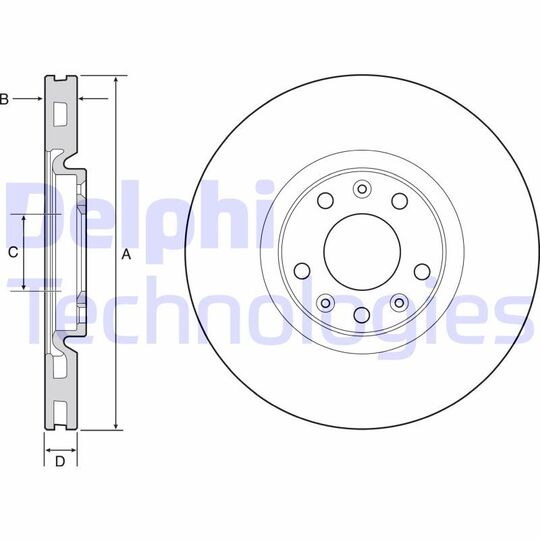 BG4457 - Brake Disc 