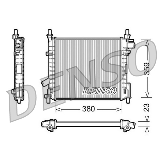 DRM10062 - Radiator, engine cooling 