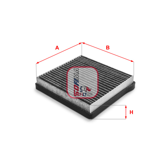 S 4113 CA - Filter, kupéventilation 