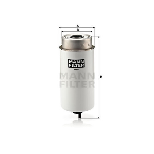 WK 8168 - Fuel filter 