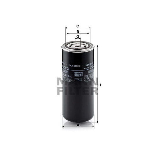 WDK 962/17 - Fuel filter 