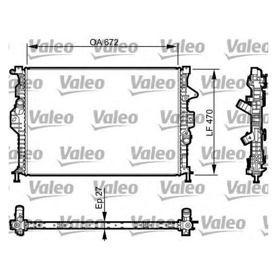 735616 - Radiator, engine cooling 