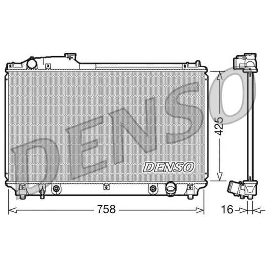 DRM51003 - Radiator, engine cooling 