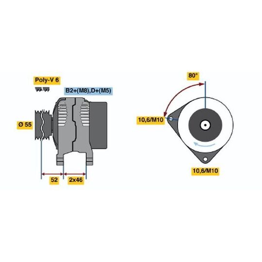 0 124 615 002 - Generator 