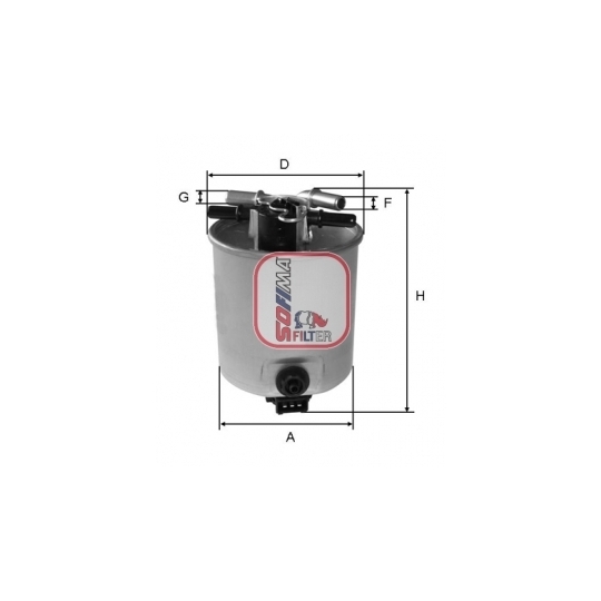 S 5393 GC - Fuel filter 