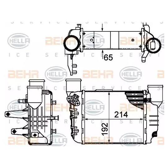 8ML 376 899-061 - Kompressoriõhu radiaator 