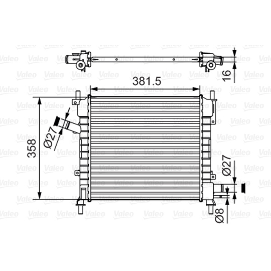 735478 - Radiaator, mootorijahutus 