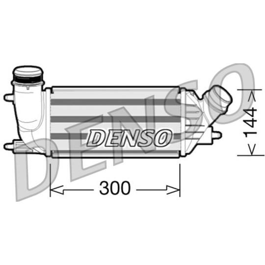 DIT07001 - Intercooler, charger 