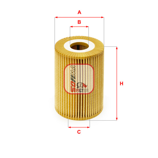 S 5026 PE - Oil filter 