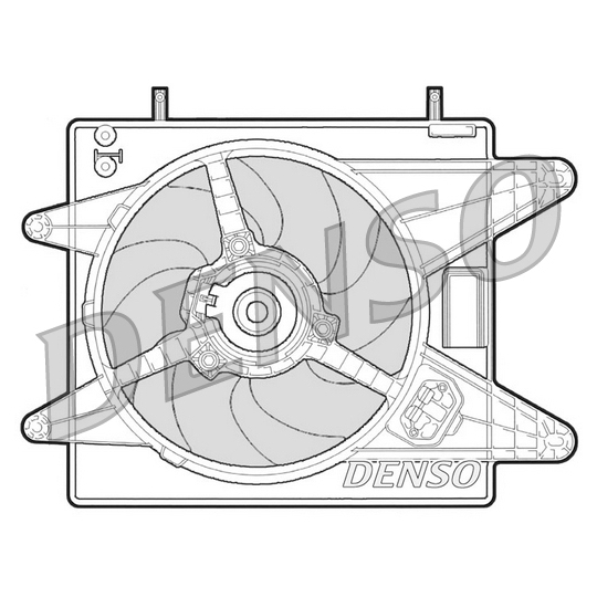 DER09003 - Fan, radiator 