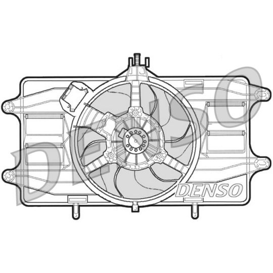 DER09021 - Fan, radiator 