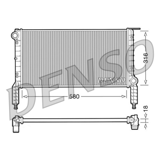 DRM09064 - Radiator, engine cooling 