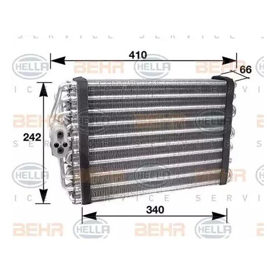 8FV 351 210-331 - Evaporator, air conditioning 