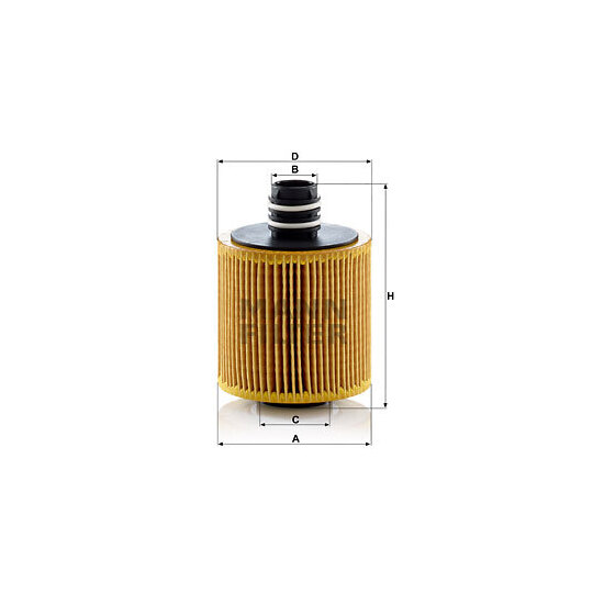 HU 8006 z - Oil filter 
