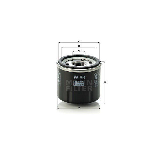 W 66 - Oil filter 