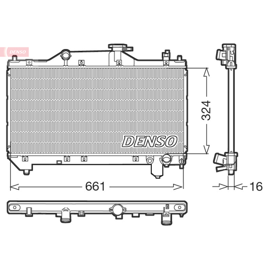 DRM50031 - Radiator, engine cooling 