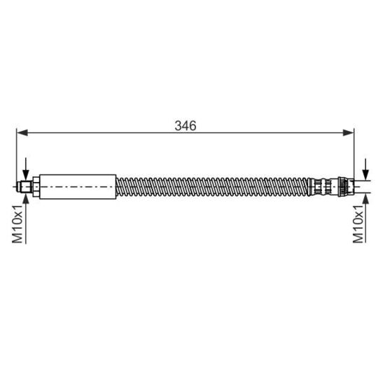 1 987 476 859 - Brake Hose 