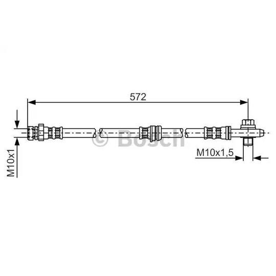 1 987 476 397 - Brake Hose 