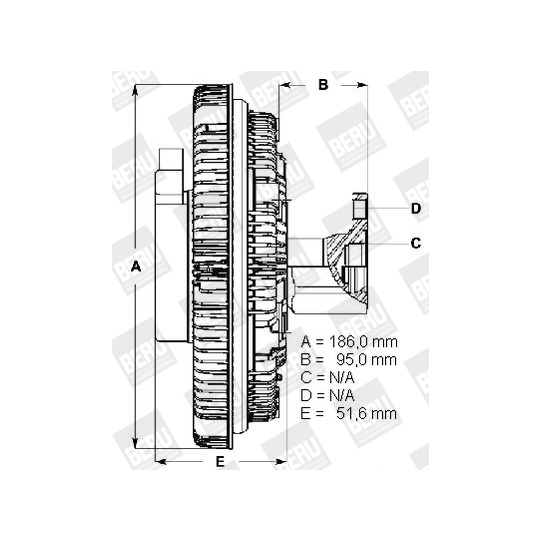 LK104 - Clutch, radiator fan 