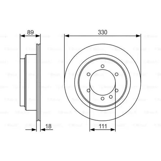 0 986 479 R39 - Brake Disc 