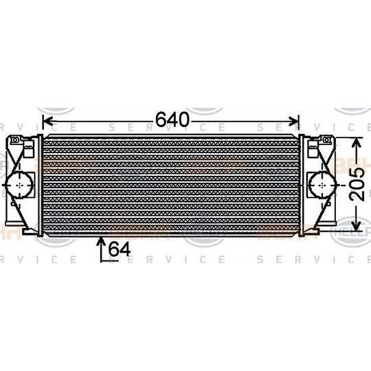 8ML 376 777-381 - Kompressoriõhu radiaator 