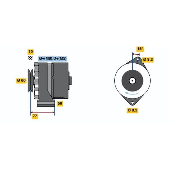 0 986 034 550 - Generator 