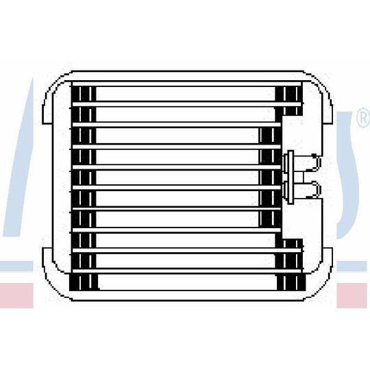 92153 - Evaporator, air conditioning 