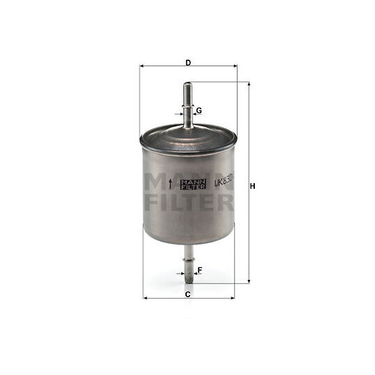 WK 832/2 - Fuel filter 