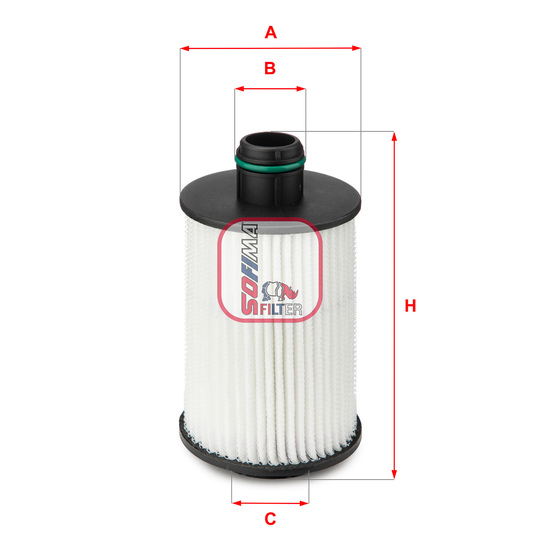 S 5088 PE - Oil filter 