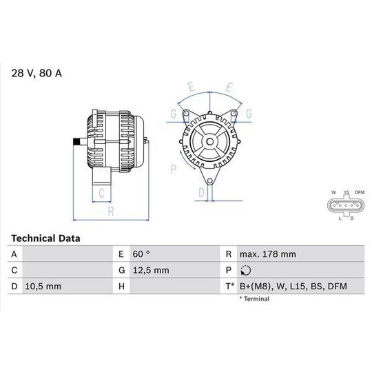 0 986 047 420 - Generaator 