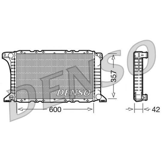 DRM10090 - Radiator, engine cooling 