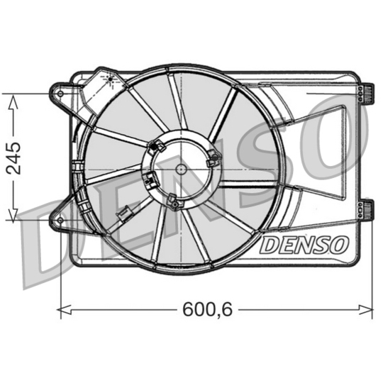 DER09305 - Fan, radiator 