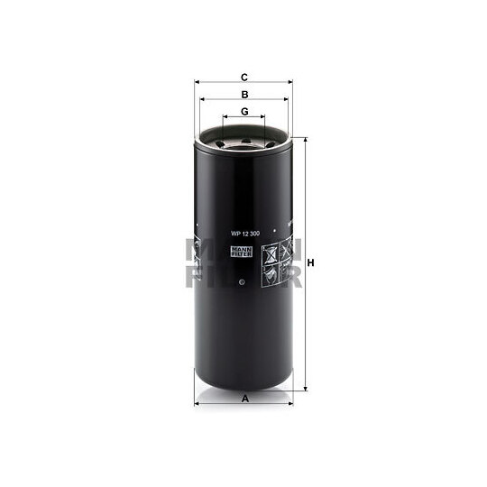 WP 12 300 - Oil filter 