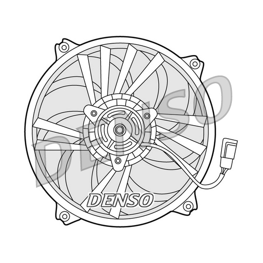 DER21015 - Tuuletin, moottorin jäähdytys 