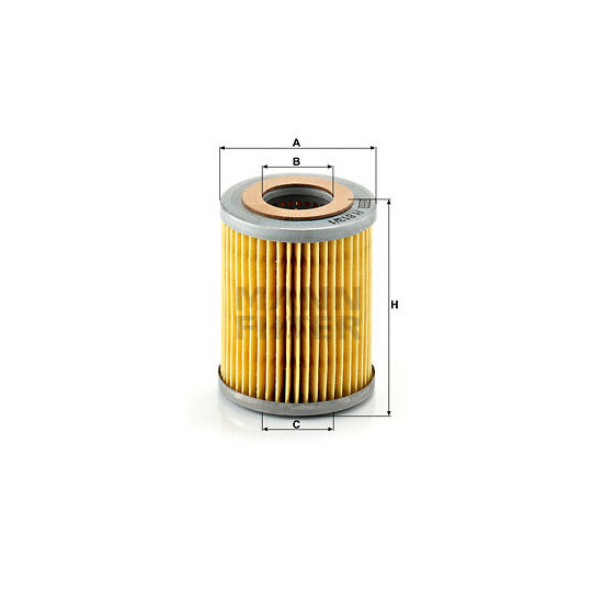 H 813/1 n - Oil filter 