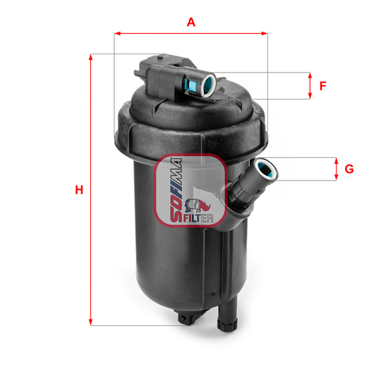 S 5134 GC - Fuel filter 