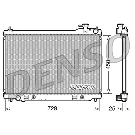 DRM46100 - Radiator, engine cooling 