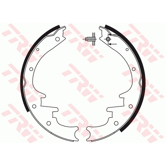 GS8495 - Brake Shoe Set 