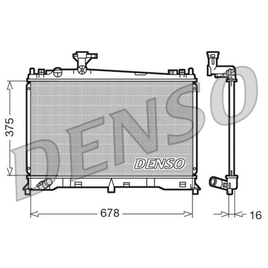 DRM44010 - Kylare, motorkylning 