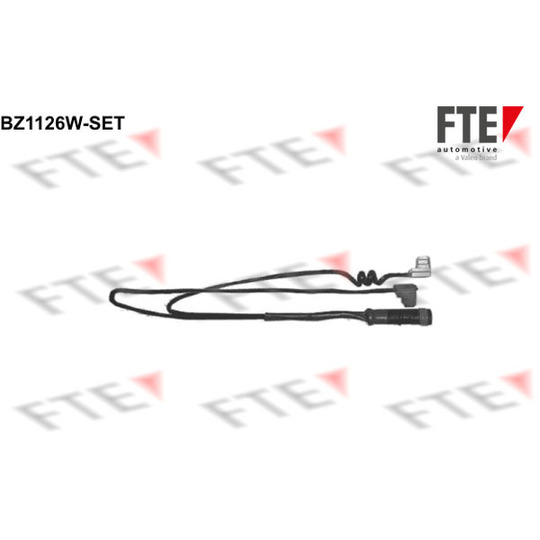 BZ1126W-SET - Warning Contact, brake pad wear 