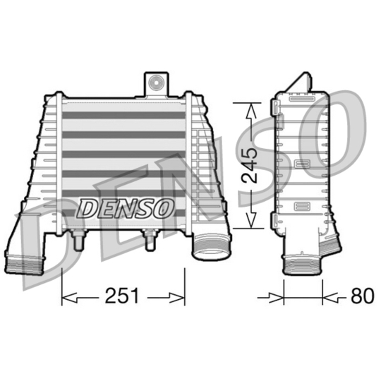 DIT02009 - Intercooler, charger 