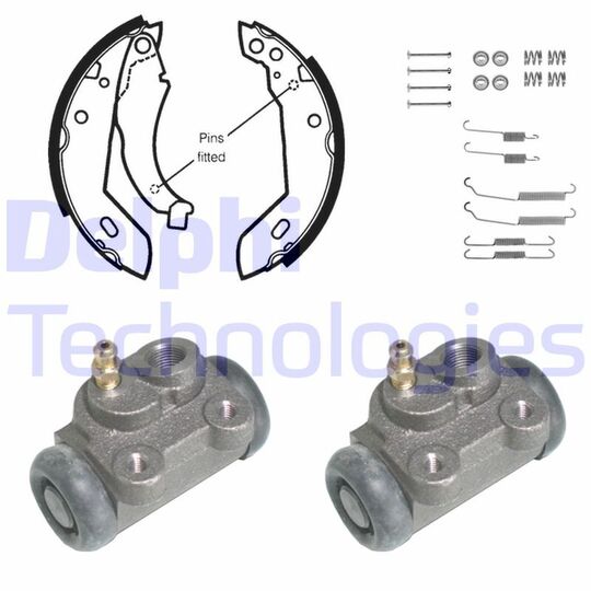 KP834 - Brake Shoe Set 