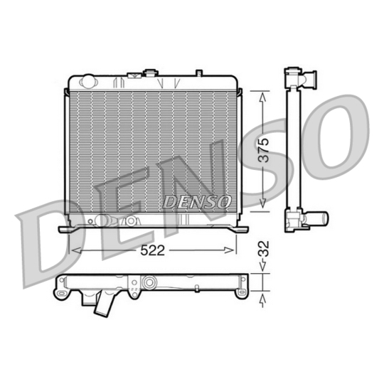 DRM21060 - Radiator, engine cooling 