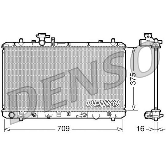 DRM47024 - Radiator, engine cooling 