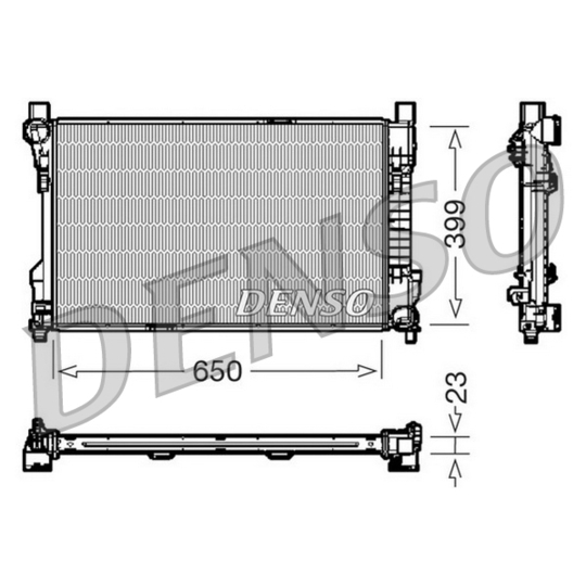 DRM17081 - Radiator, engine cooling 