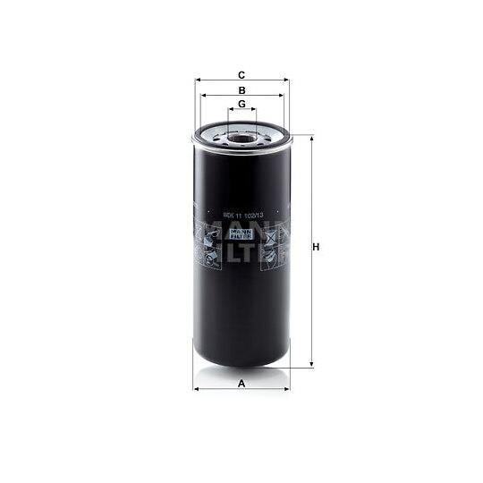 WDK 11 102/13 - Fuel filter 