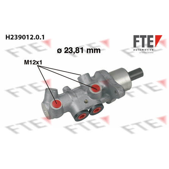 H239012.0.1 - Huvudbromscylinder 